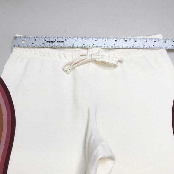 Marine Layer White Joggers with Multicolor Stripes - Picture 3 of 8